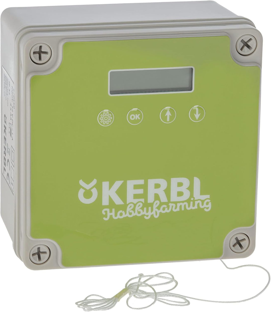 Kerbl 70545 Automatische Hühnertür Set inklusive Schiebetüre, Hühnerklappe Geflügelklappe Geflügelst