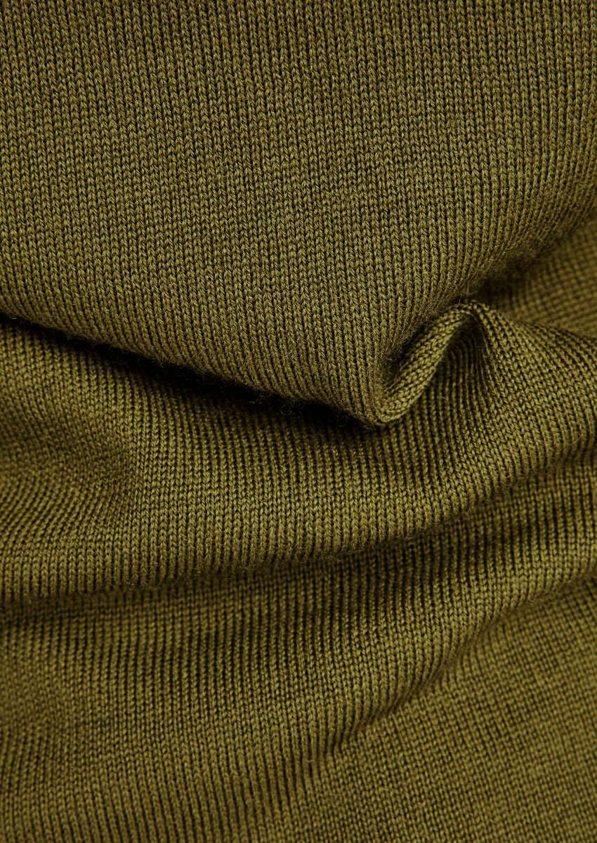 G-STAR RAW Damen Core Slim Turtle Knitted Pullover Knits XS Grün (Dark Olive D23678-b692-c744), XS G