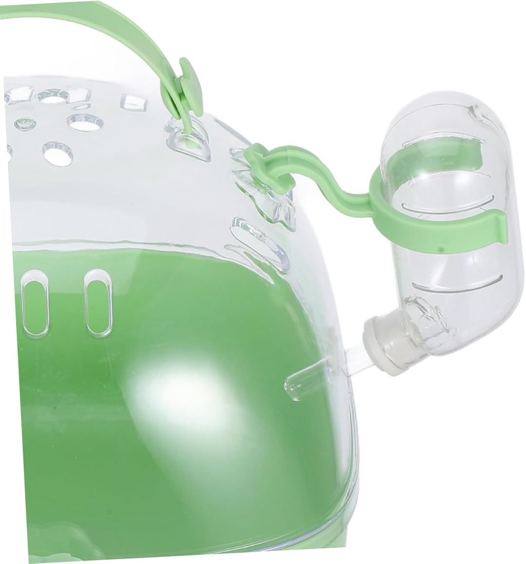 Toyvian Hamsterkäfig Aus Abs-Material Mit Wasserflasche Tragbare Transportbox Für Kleine Haustiere B