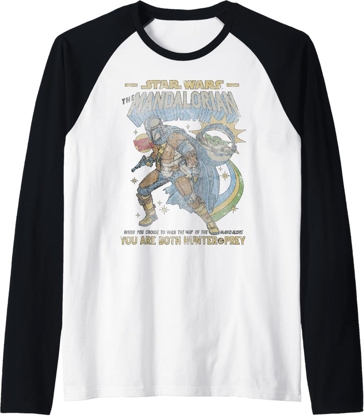 Star Wars Mandalorian Comic Poster Raglan