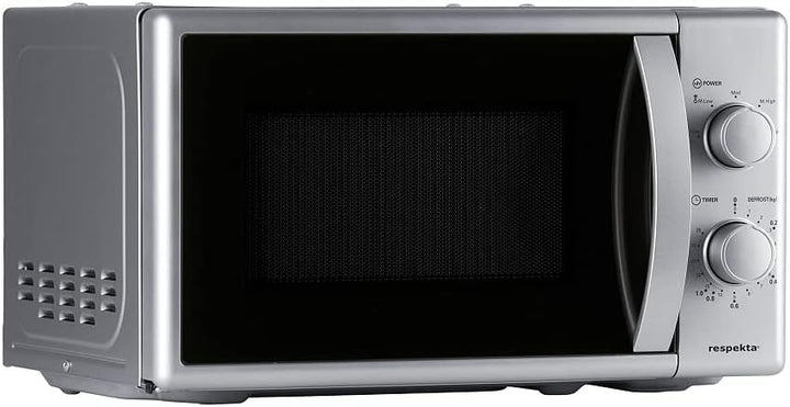 respekta Mikrowelle Unterbau Stand Mikrowelle Farbe silber 700 watt