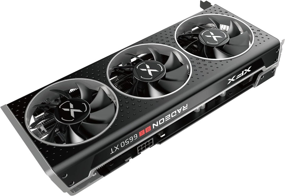 XFX Speedster MERC308 Radeon RX 6650XT Black Gaming Grafikkarte mit 8GB GDDR6 HDMI 3xDP, AMD RDNA™ 2