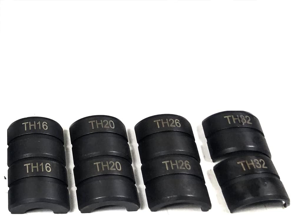 Hydraulische Presszangen 6T - 360° drehbarer Kopf - Kupferrohr Crimpwerkzeug mit 9 Matrizen - Leicht