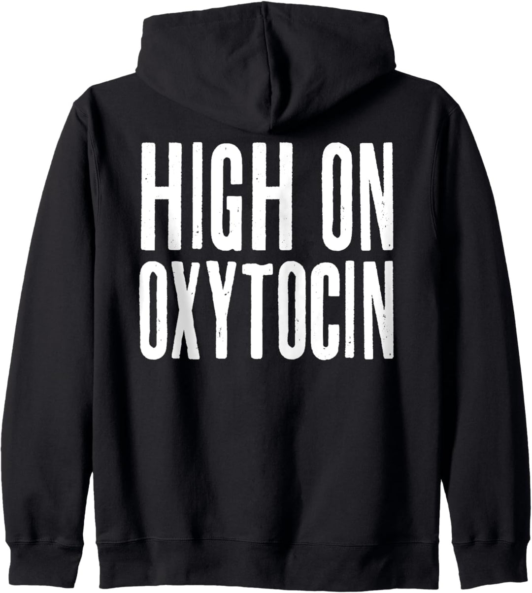 High On Oxytocin Love Hormonmolekül Geburt Nerd Kapuzenjacke