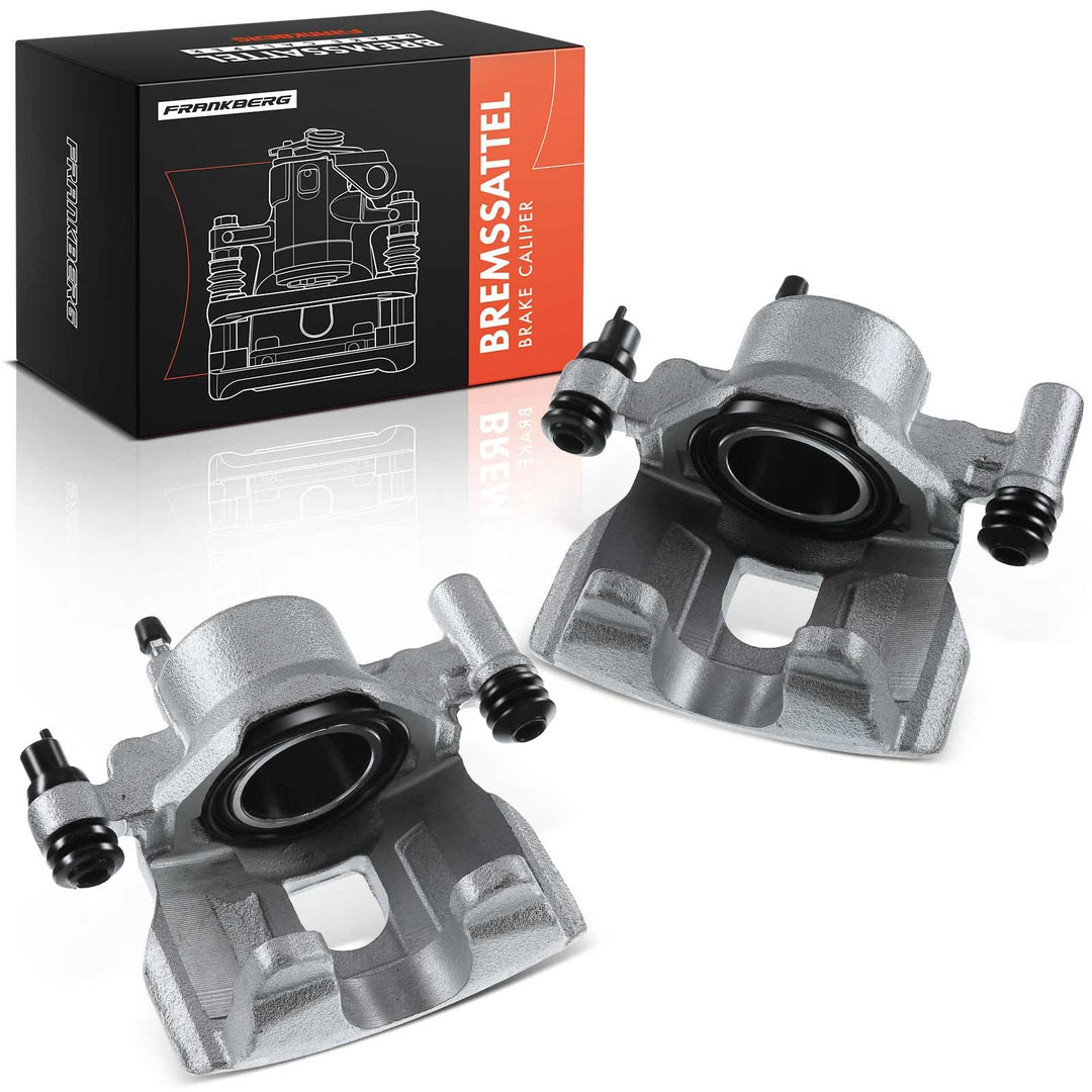 Frankberg 2x Bremssattel Bremszange Vorderachse Links Rechts Kompatibel mit 6 Hatchback GG 2002-2005