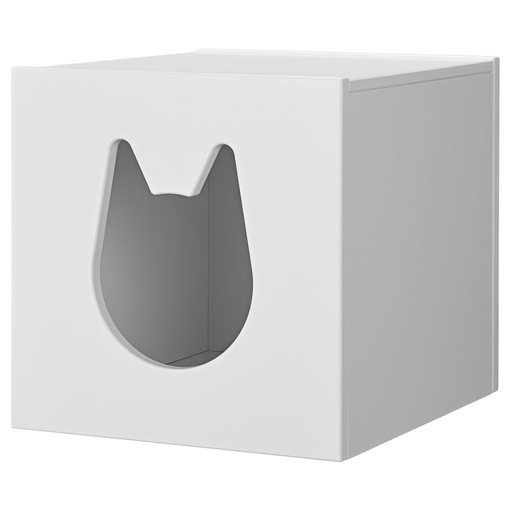 IKEA KALLAX Katzenhaus 33x33cm weiss