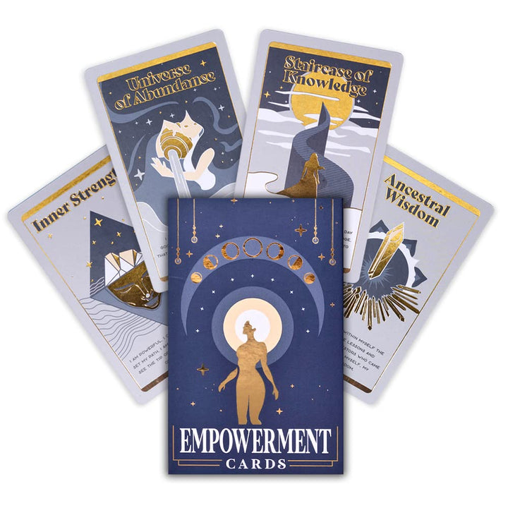 PURPLE CANYON Empowerment Cards | Deck mit 52 Motivationskarten zur Selbstpflege | perfektes Meditat