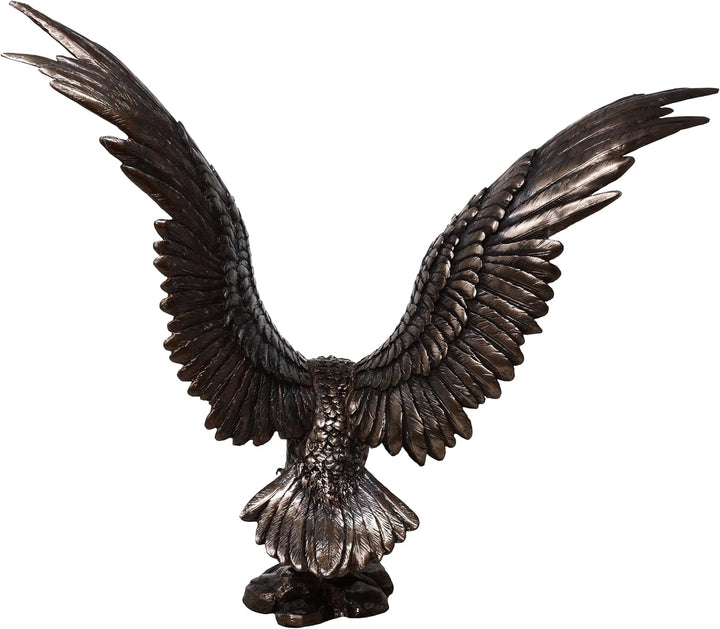 MC Dekofigur bronziert - Adler Wings of Glory - Bronzefigur Figur Deko In-/Outdoor