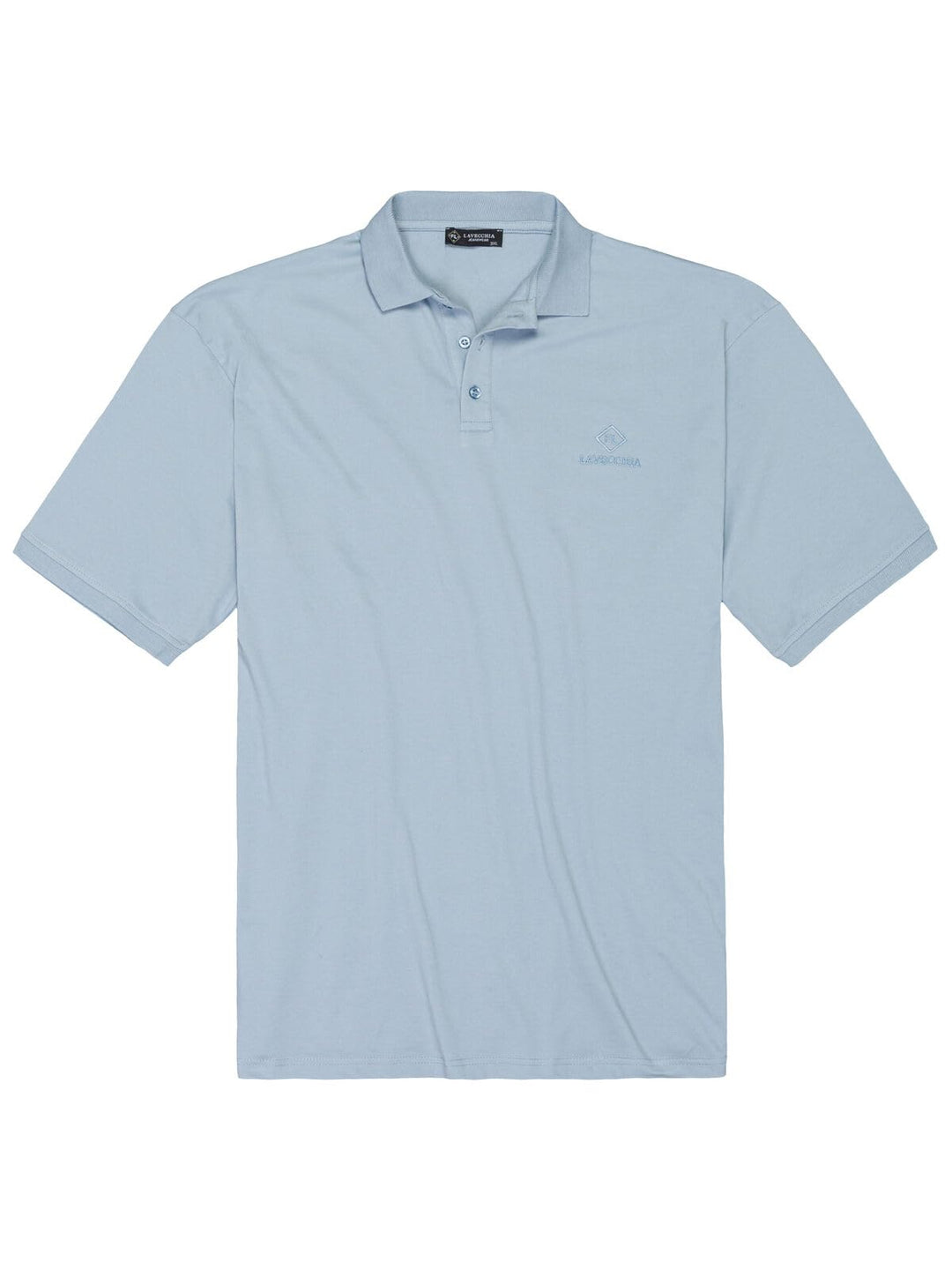 Lavecchia Übergrössen Poloshirt Herren Polo Shirts Kurzarm Shirt LV-1000 3XL Grosse Grössen Hellblau