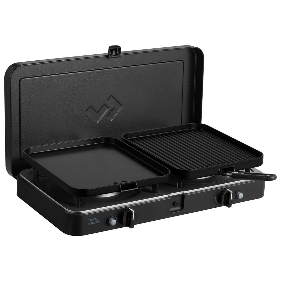 CADAC - 2 Cook 3 Turbo Deluxe - Plastik - Stahl - Aluminium - Gas Barbecue - Camping Grill 50mBar -