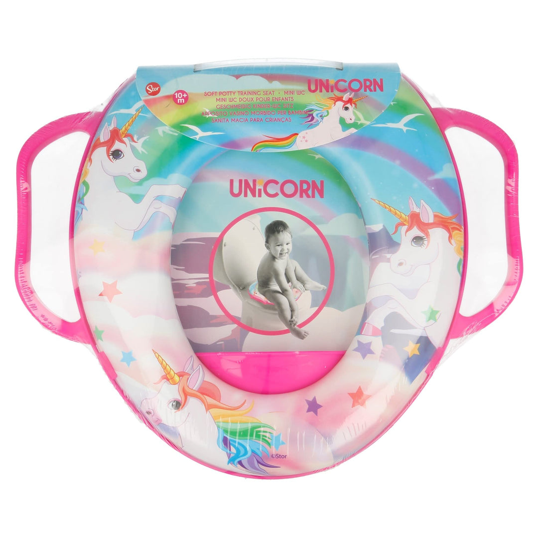 Mini-Toilette mit Griffen, Einhorn