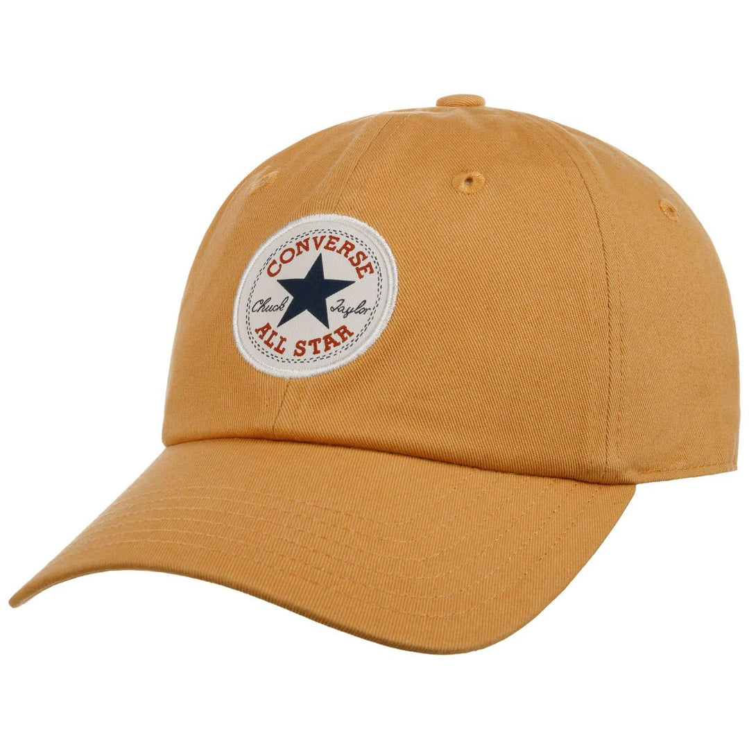 Converse Mütze Kappe Core Classic Baseball Cap Basecap Baumwollcap Metallschnalle, Pastellgelb