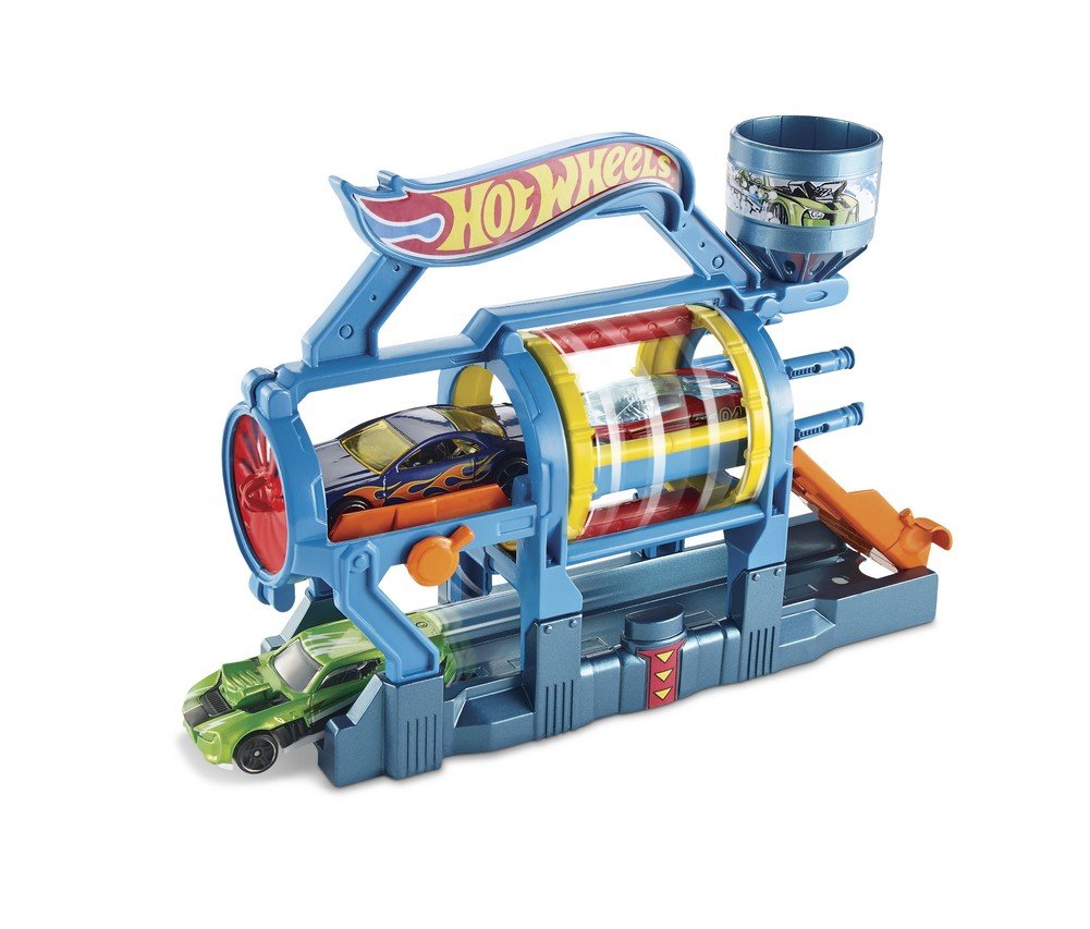 Hot Wheels Ausklappspielset Turbo-Waschanlage