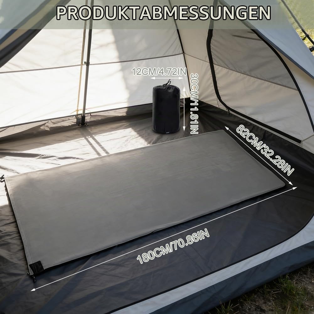 Hüttenschlafsack Baumwolle &amp; Ultralight Inlett Schlafsack – 180x80 cm Kompakter Polarfleece Innensch