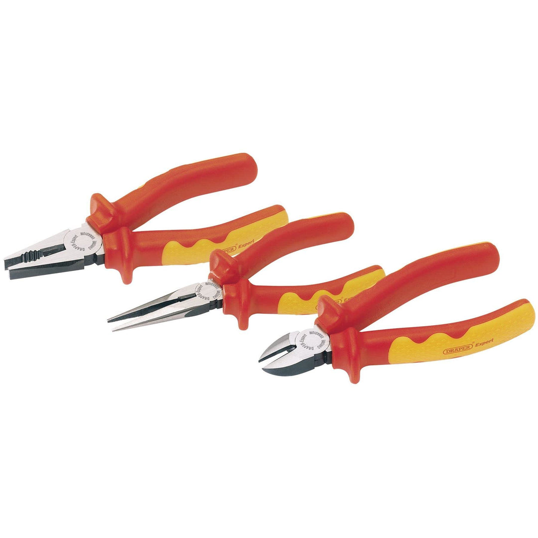 Draper Expert 69288 Isolierte VDE-Zangen, 3er-Set