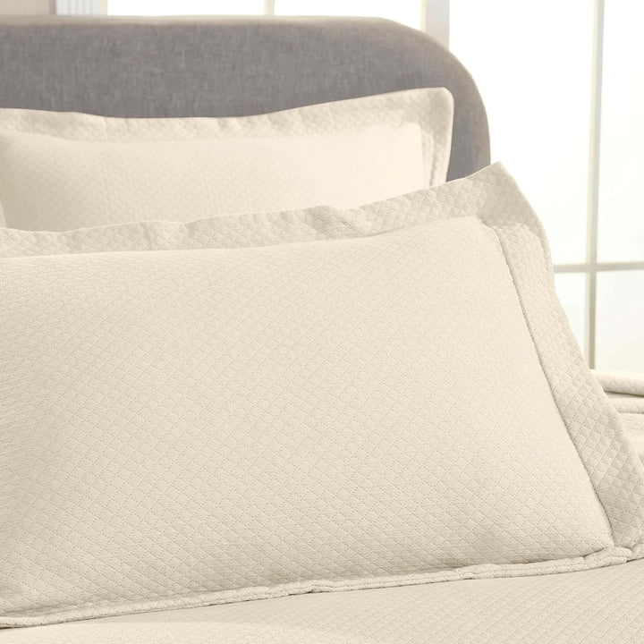 SUPERIOR Tagesdecke und Kissenbezüge aus Baumwolle – Jacquard-Matelassee-Decke, Baumwolldecke, elfen