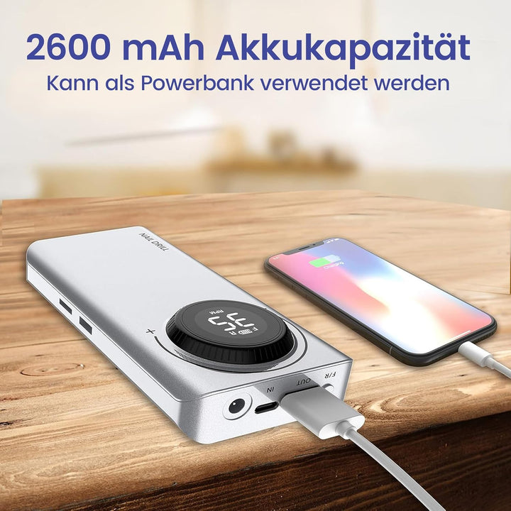 Delanie Nagelfräser Akku, Maniküre Set Elektrische Nagelfeile 35000 U/Min, Delanie Nagelfräser Für G