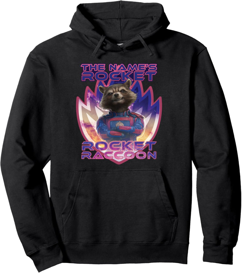 Marvel Guardians of the Galaxy 3 The Name’s Rocket Raccoon Pullover Hoodie