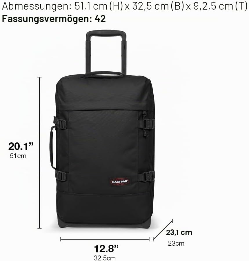 EASTPAK Tutor TRANVERZ S, Einheitsgrösse Schwarz, Schwarz