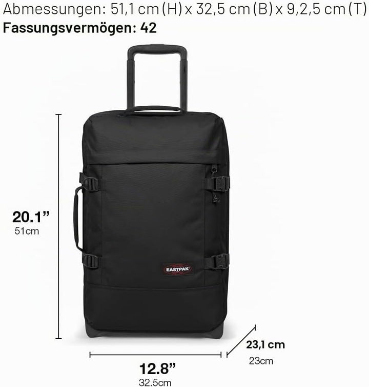 EASTPAK Tutor TRANVERZ S, Einheitsgrösse Schwarz, Schwarz
