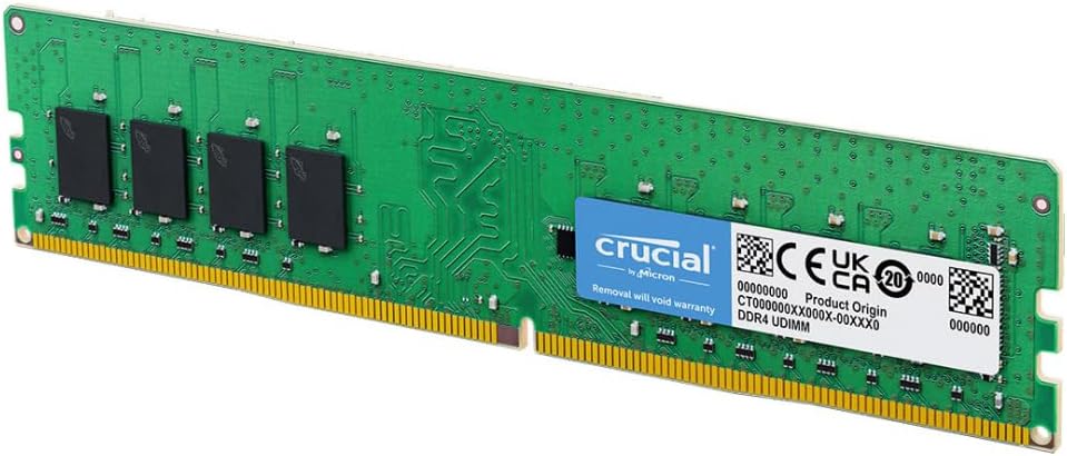 Crucial RAM 16GB DDR4 3200MHz CL22 (2933MHz oder 2666MHz) Desktop Arbeitsspeicher CT16G4DFRA32A 16GB