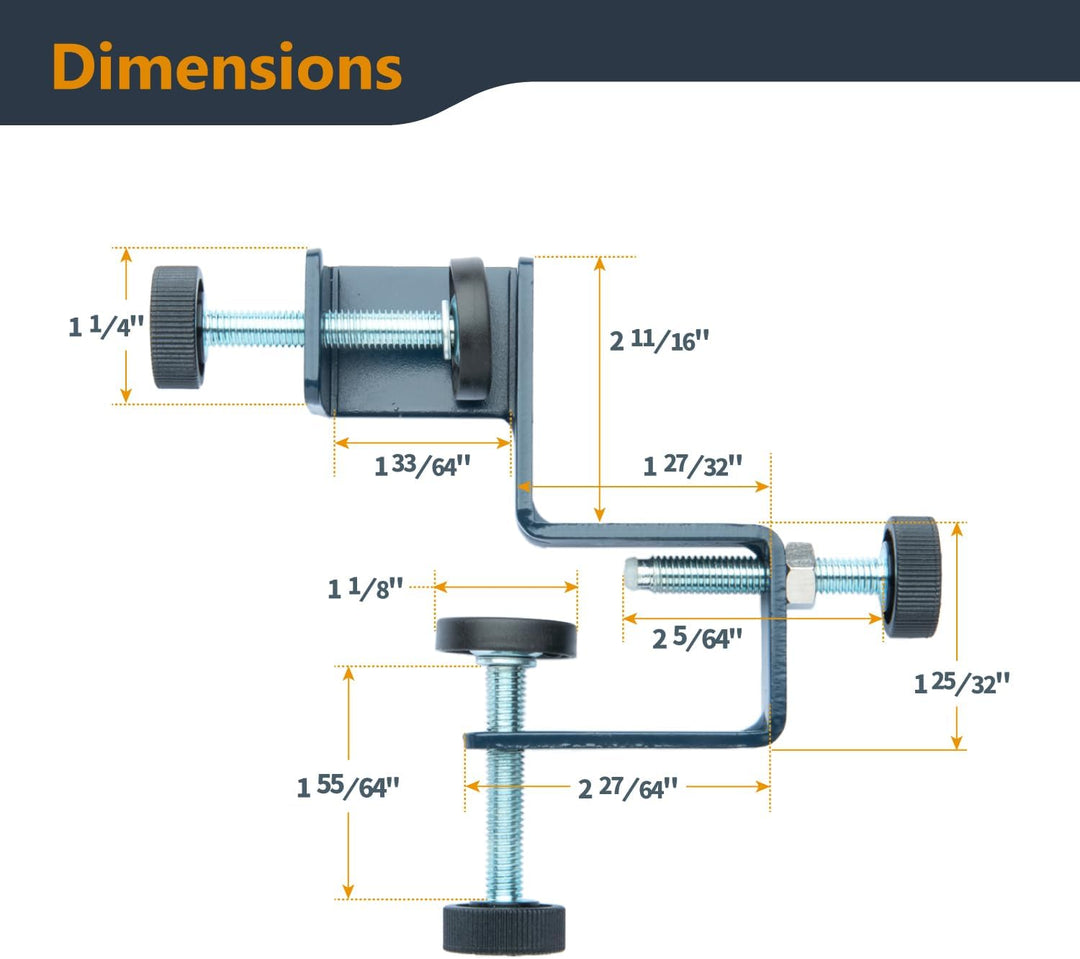 POWERTEC 71181 Schubladen-Front-Installationsklemmen | Schrank-Hardware-Vorrichtung | Schubladen-Vor