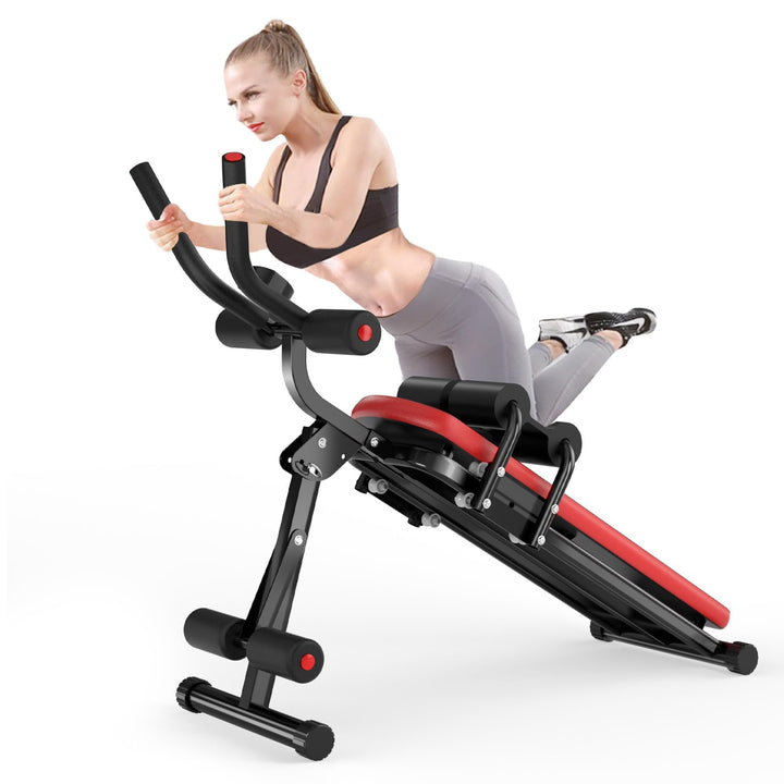 Bauchtrainer Bauchmuskeltrainer für Zuhause Multifunktionale Trainingsgerät 150 kg Belastbarkeit für
