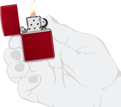 Zippo Feuerzeug, Candy Apple Red, Candy Apple Red