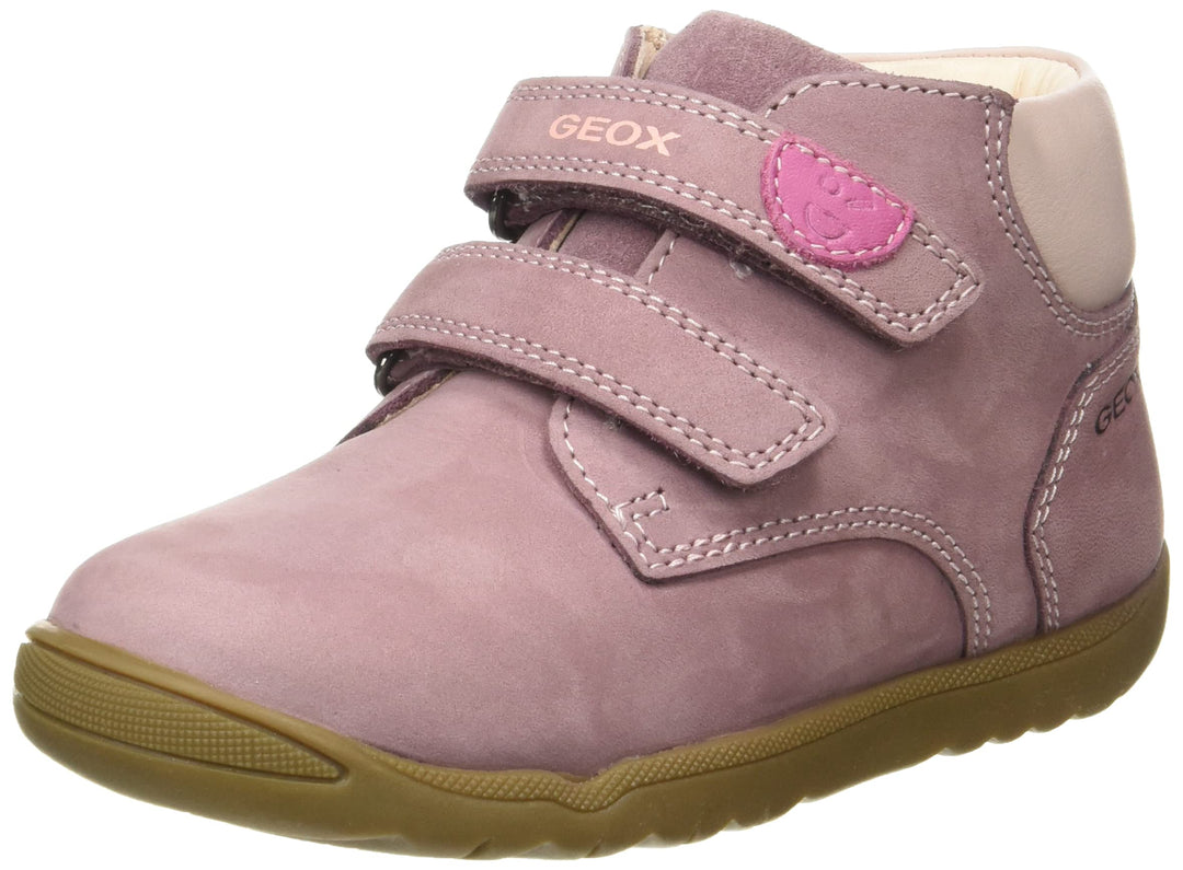 Geox Mädchen B Macchia Girl C Sneaker 18 EU Dk Pink, 18 EU Dk Pink