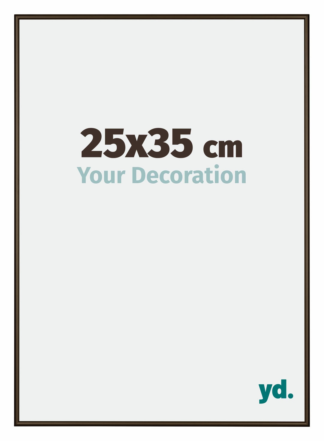 yd. Your Decoration - Bilderrahmen 25x35 cm - Bilderrahmen aus Aluminium mit Acrylglas - Antireflex