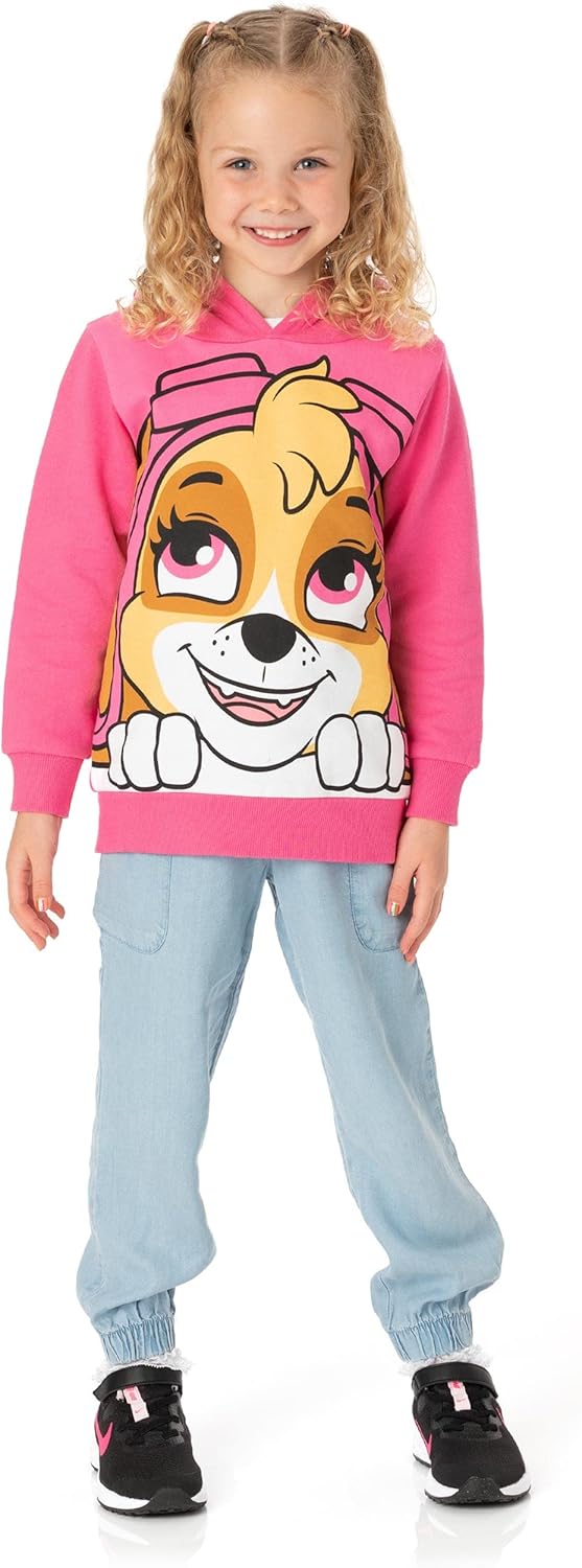 PAW PATROL Kids Hoodie Chase Marshall Skye Everest ODER Rubble 3D Ohren Pullover 5-6 Jahre Skye, 5-6