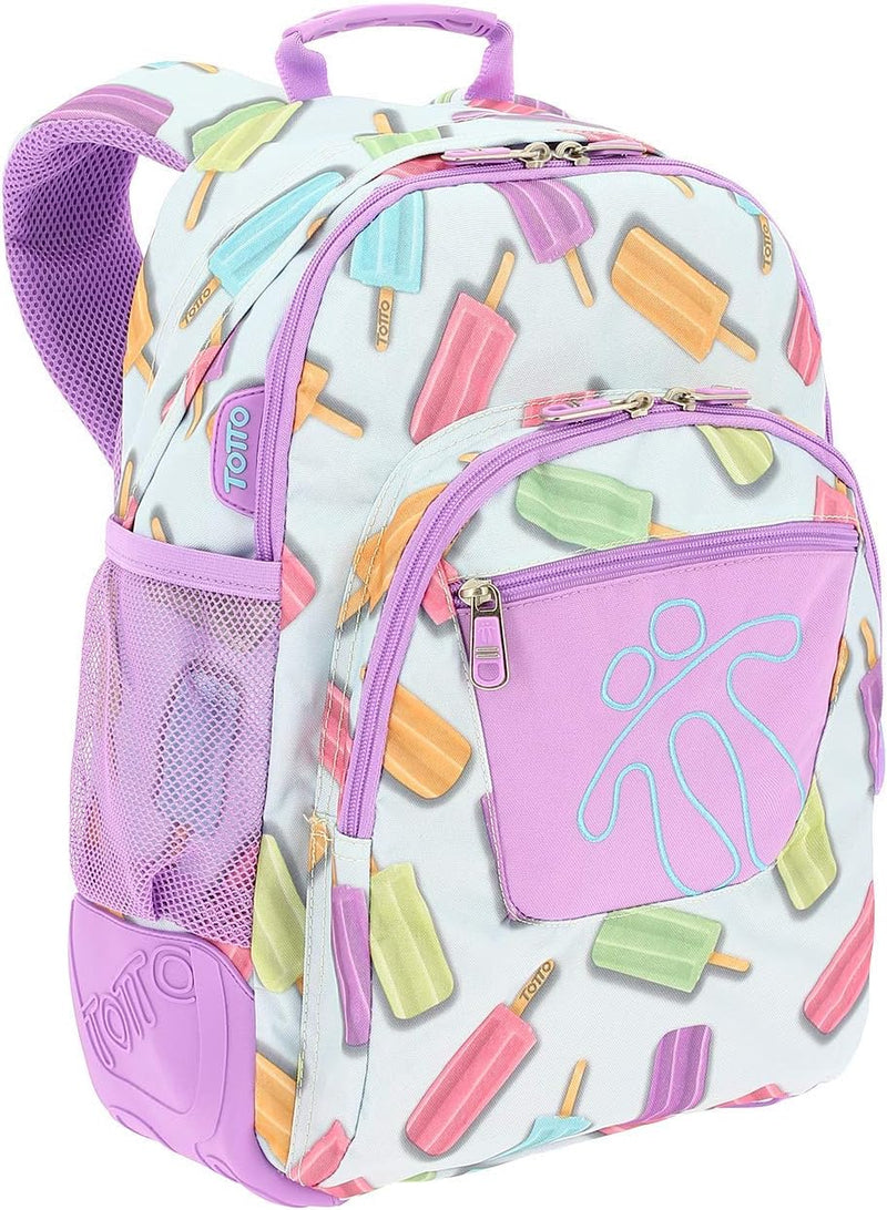 TOTTO Mochila Escolar, Grande Infantil, Incluye Neceser Mochilas Kinder-Rucksack, 44 cm, 20 liters,