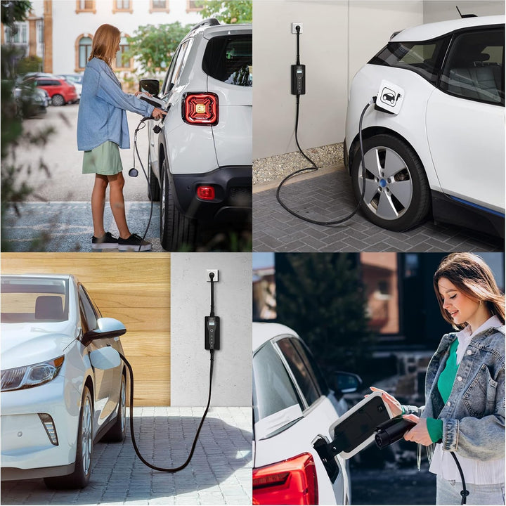 AFYEEV 3.6kw Ladekabel Typ 1, 6M Typ 1 Ladekabel, Ladekabel Elektroauto Typ 1 mit Schuko Stecker Ein
