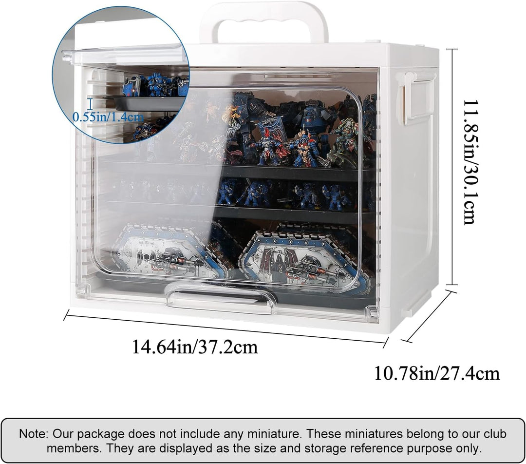Jucoci Miniaturen Aufbewahrungskoffer Miniaturen Transportkoffer 1 PCS Set, 1 PCS Set