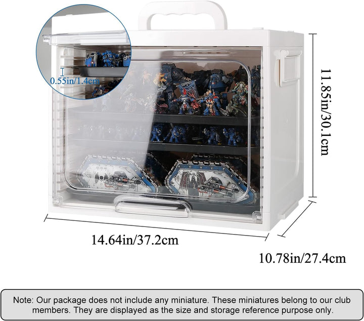 Jucoci Miniaturen Aufbewahrungskoffer Miniaturen Transportkoffer 1 PCS Set, 1 PCS Set