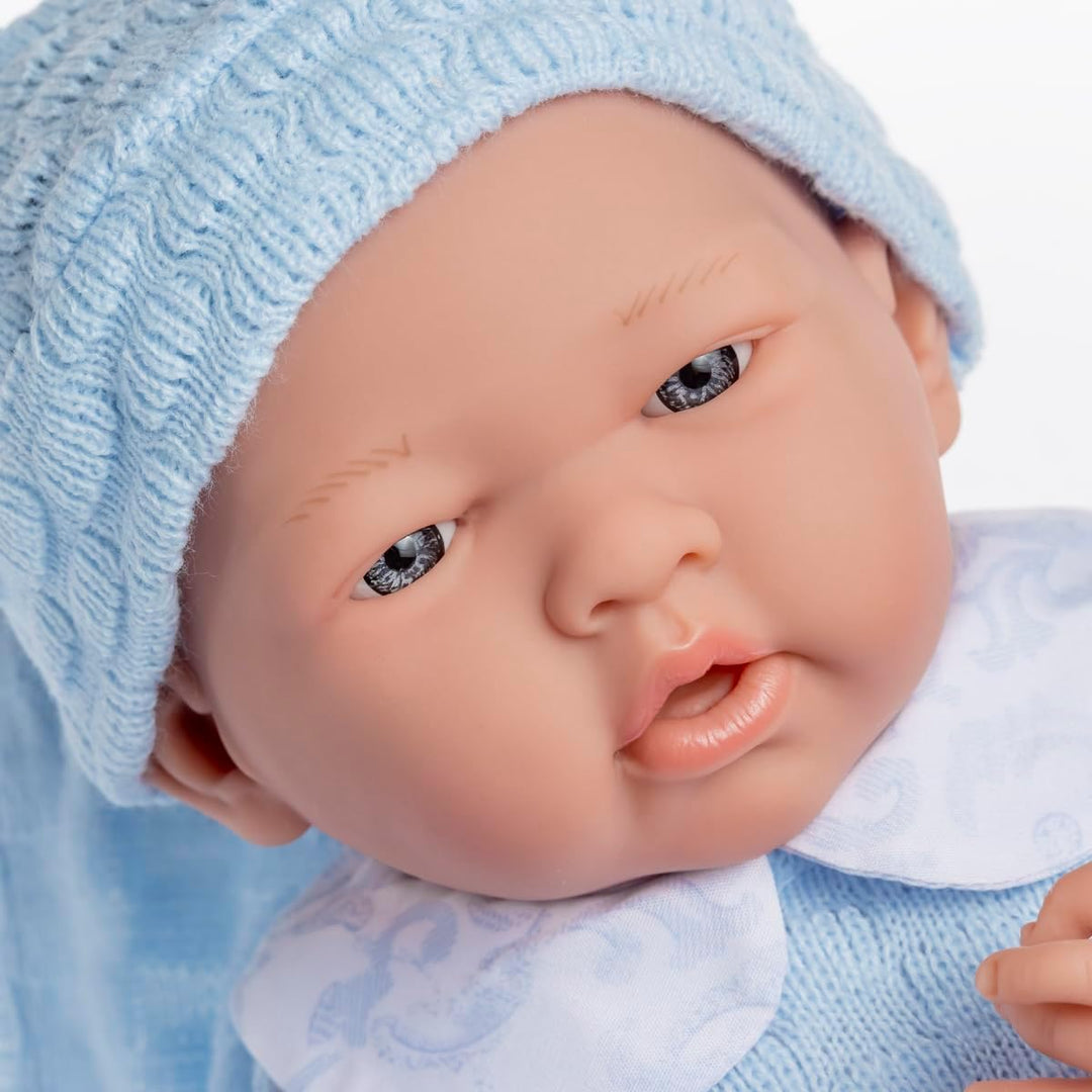jc toys - „Newborn“-Babypuppe, blau (18054), Blau