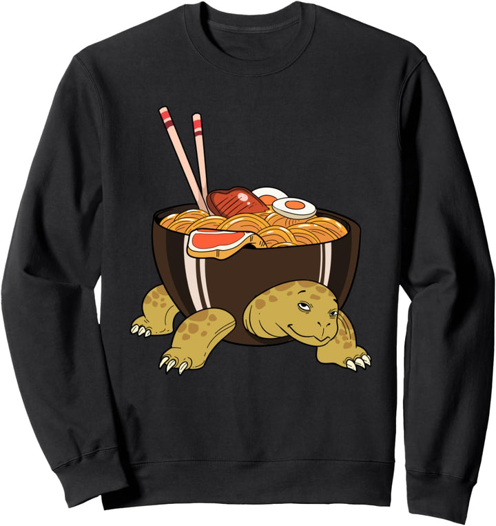 Schildkröte Japanische Ramen-Nudeln Geschenkprodukt Kawaii Sweatshirt