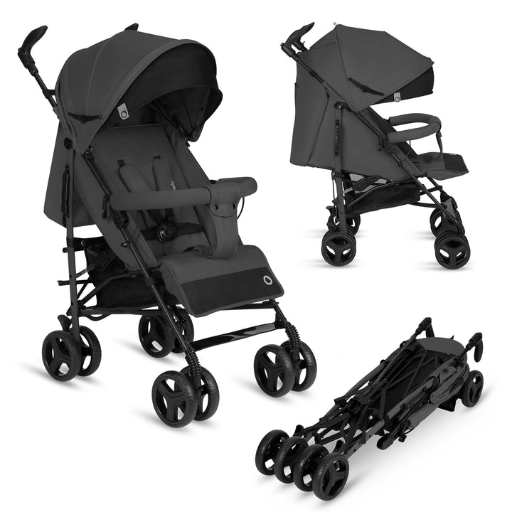 Lionelo Irma Buggy Kinderwagen ab 6 Monate, leicht 7 kg, Liegeposition, faltbar mit Einhand-Faltsyst