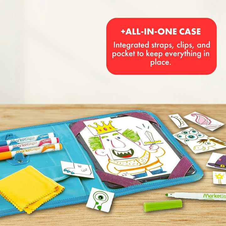 Maped 969311 CREATIV - Magnetische Tafel Travel Board Travel Board Prinzessinnen und Ritter, Travel