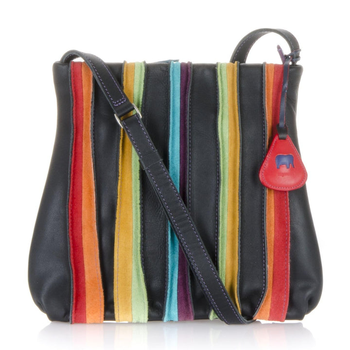 mywalit Unisex Medium Cross Body Bag Stofftasche Schwarz - Schwarz, Schwarz - Schwarz