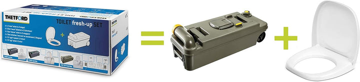 Thetford Fresh up Sets für Thetford Toiletten mit Handgriff und Räder Set verschiedene Modelle für m