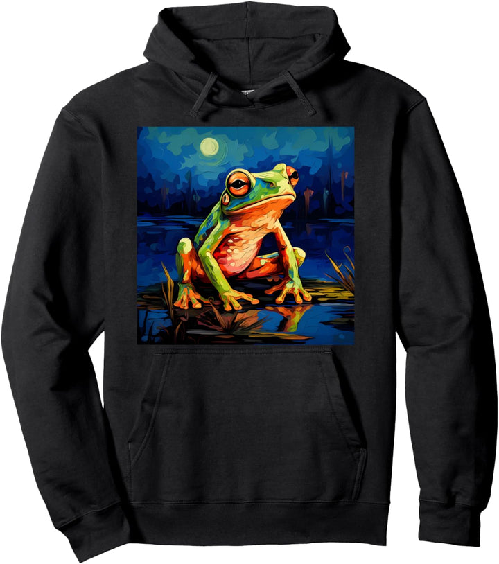 Frosch Damen Frösche Pullover Hoodie