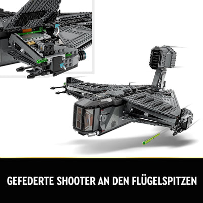LEGO 75323 Star Wars Die Justifier, baubares Raumschiff-Spielzeug für Jungen und Mädchen, Sternensch