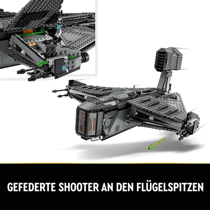 LEGO 75323 Star Wars Die Justifier, baubares Raumschiff-Spielzeug für Jungen und Mädchen, Sternensch