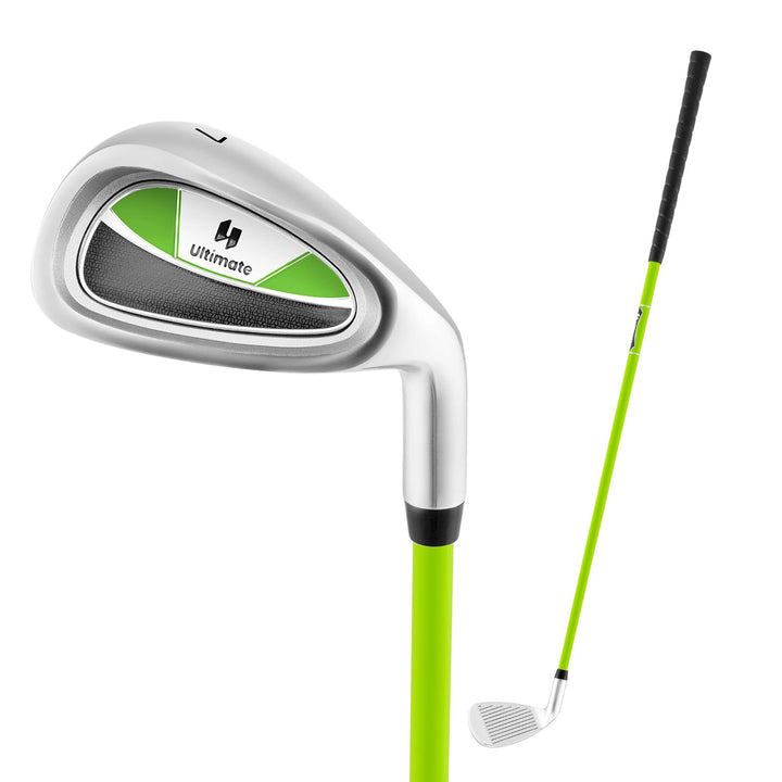 COSTWAY Golf Eisen 7 für Kinder, Golf-Eisen Einzel aus Aluminium für Rechtshänder, Kinder Golfschläg