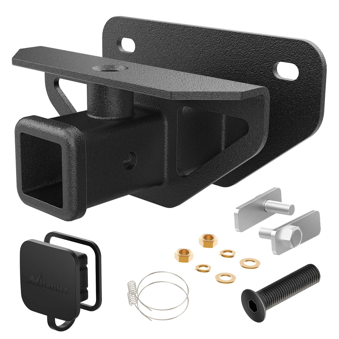 Nilight Anhängerkupplung und Abdeckungssatz, 5,1 cm (2 Zoll), für Dodge Ram 1500 & 2003-2013 Ram 250