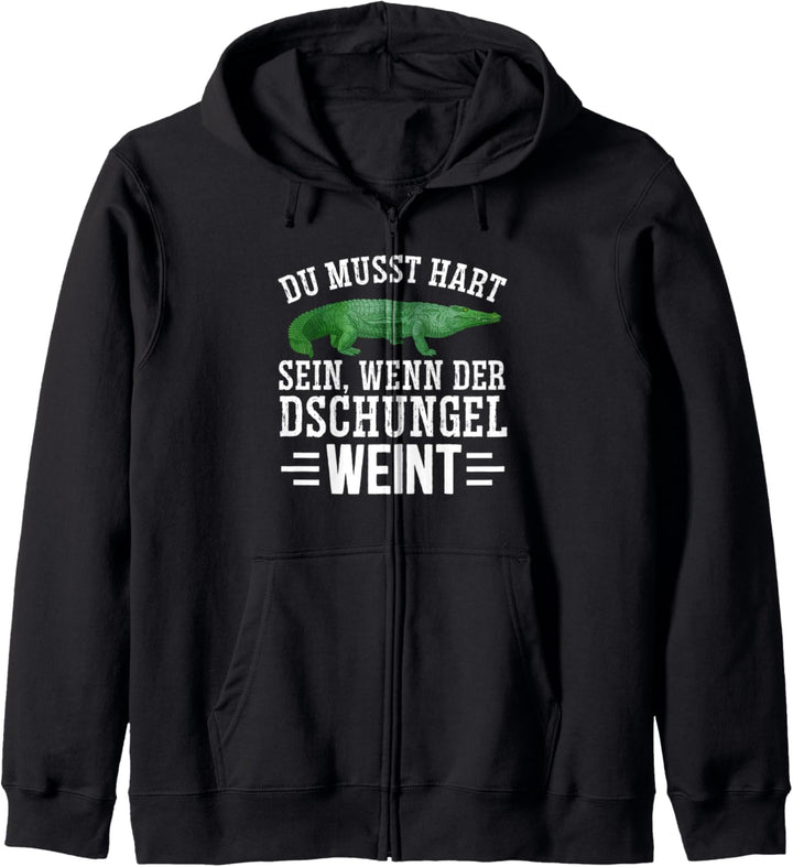 Du musst hart sein, wenn der Dschungel weint Panama 2022 Kapuzenjacke