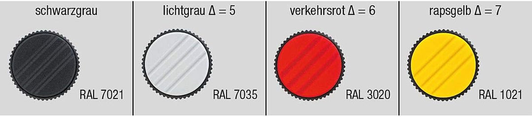KIPP Rändelknopf K0247 Thermoplast gelb, Aussengewinde aus Stahl M8X30, Durchmesser D1=26mm, Höhe H=