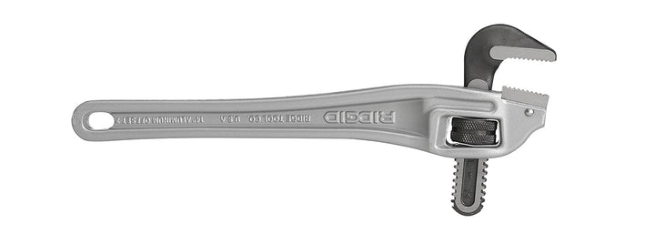 RIDGID 31120 Modell 14 Gekröpfte Rohrzange aus Aluminium, 14" Sanitär-Schraubenschlüssel 14 inch, 14