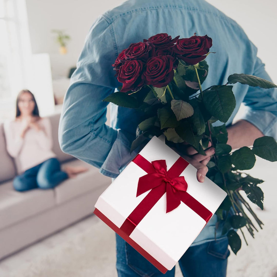 Eerbaier Geschenkboxen mit Deckel, 4 Boxen für Geschenke, Luxus-Geschenkboxen für Geschenke, dekorat